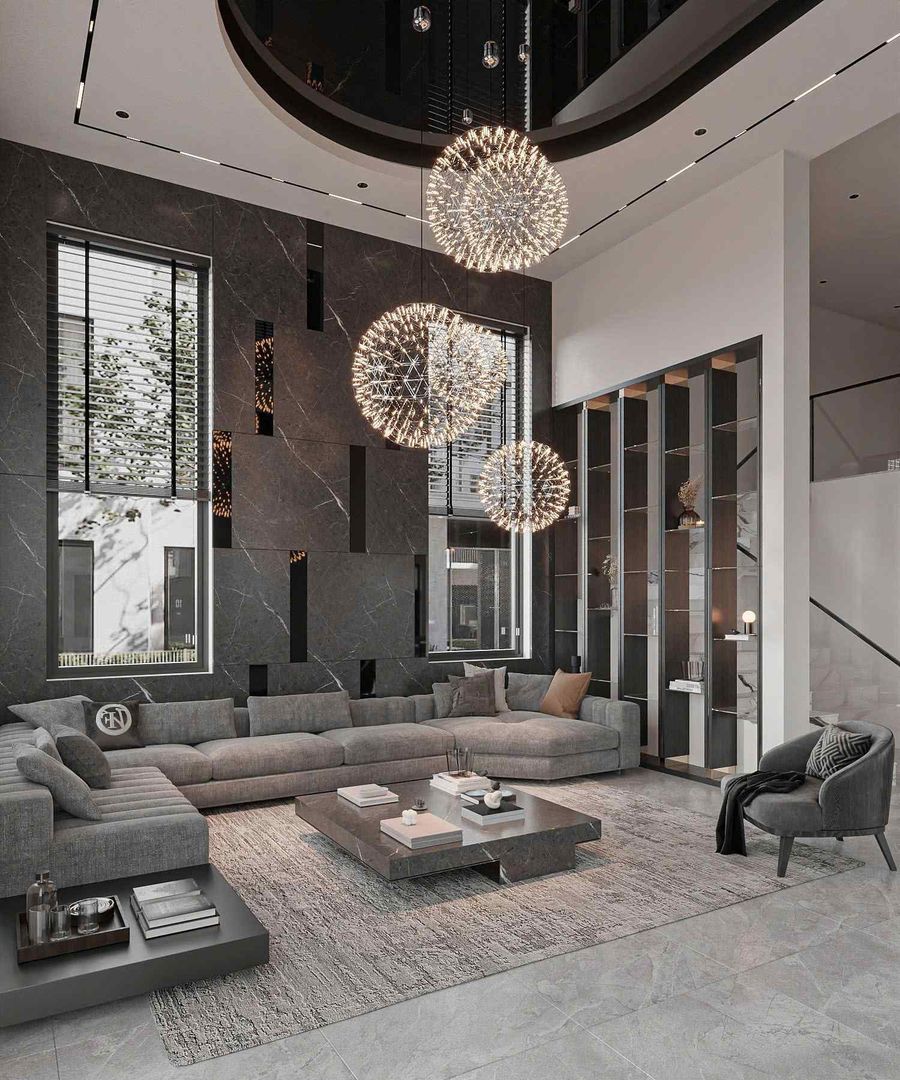 Dự án thiết kế nội thất biệt thự 270m2 hiện đại tại Hà Nội