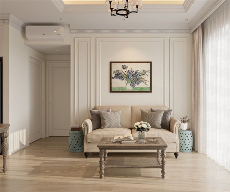Mẫu nội thất căn hộ chung cư 1 phòng ngủ 04