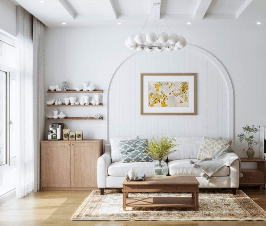 Mẫu nội thất căn hộ chung cư 2 phòng ngủ 02